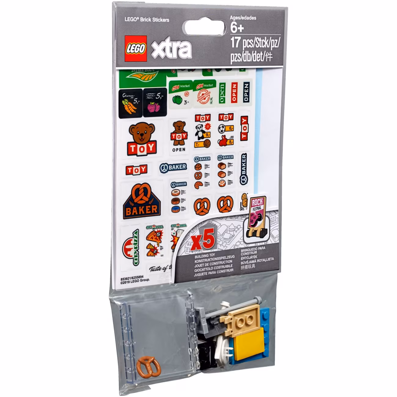 853921 Дополнительные элементы LEGO: наклейки 853921 Дополнительные элементы LEGO: наклейки