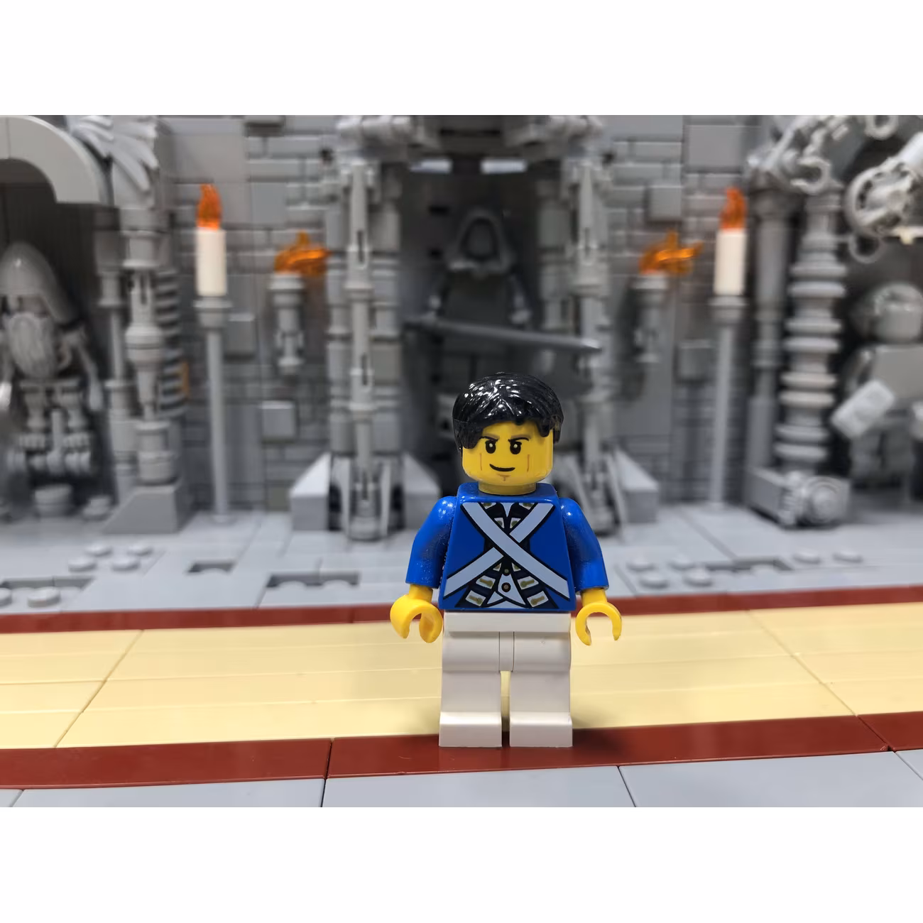 Bluecoat Soldier 6 - Cheek Lines, Black Hair Bluecoat Soldier 6 - Cheek Lines, Black Hair
