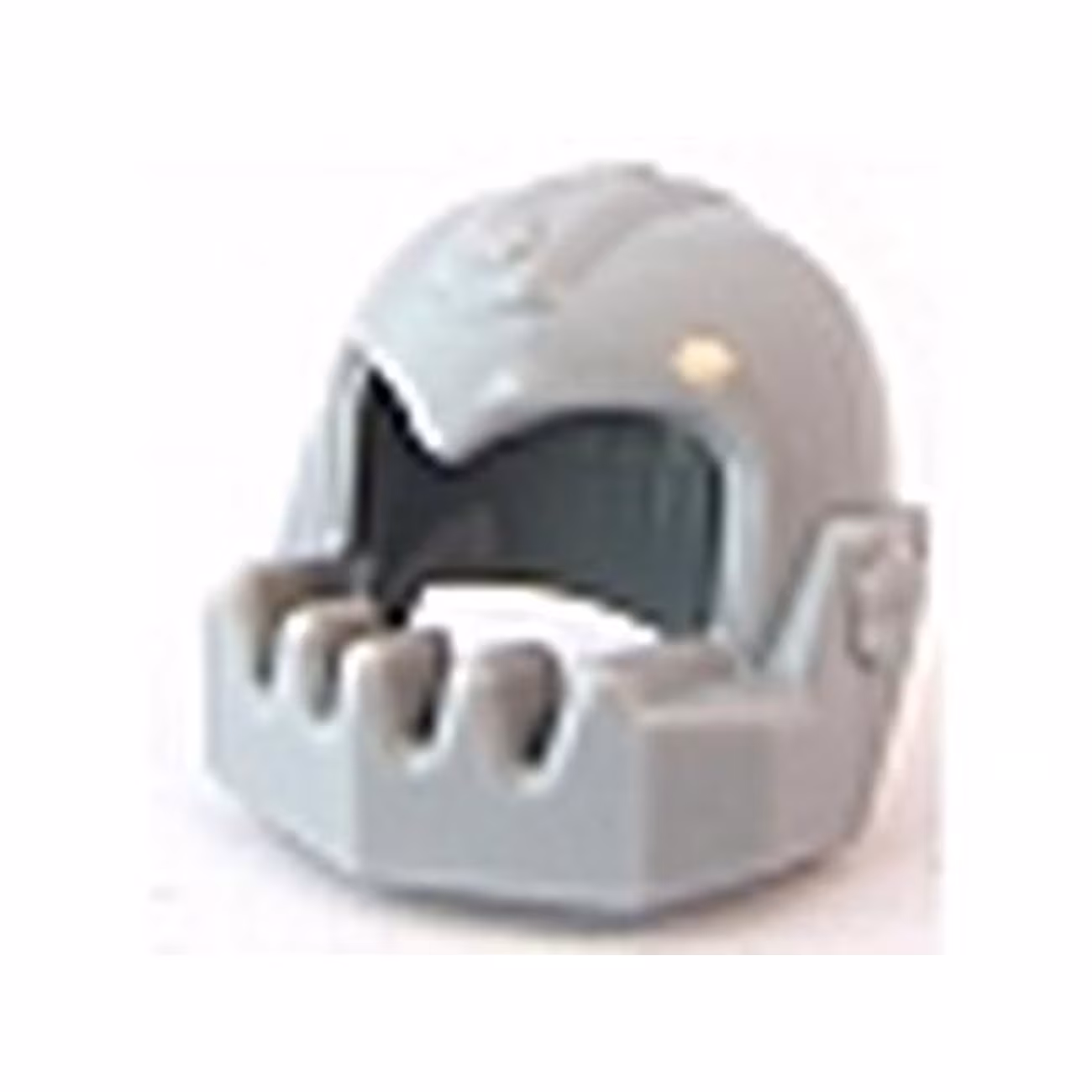 Minifigure, Headgear Helmet Chin Guard Oversized Jagged Minifigure, Headgear Helmet Chin Guard Oversized Jagged