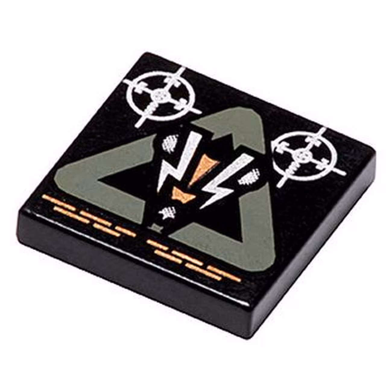 Tile 2 x 2 with Insectoid Logo in Triangle Pattern Tile 2 x 2 with Insectoid Logo in Triangle Pattern
