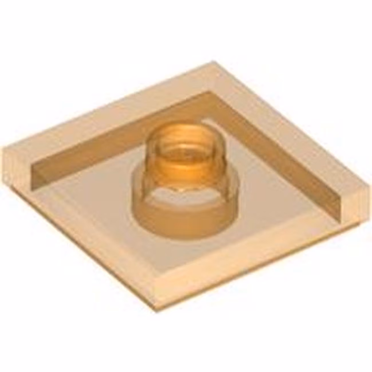 Plate, Modified 2 x 2 with Groove and 1 Stud in Center (Jumper) Plate, Modified 2 x 2 with Groove and 1 Stud in Center (Jumper)