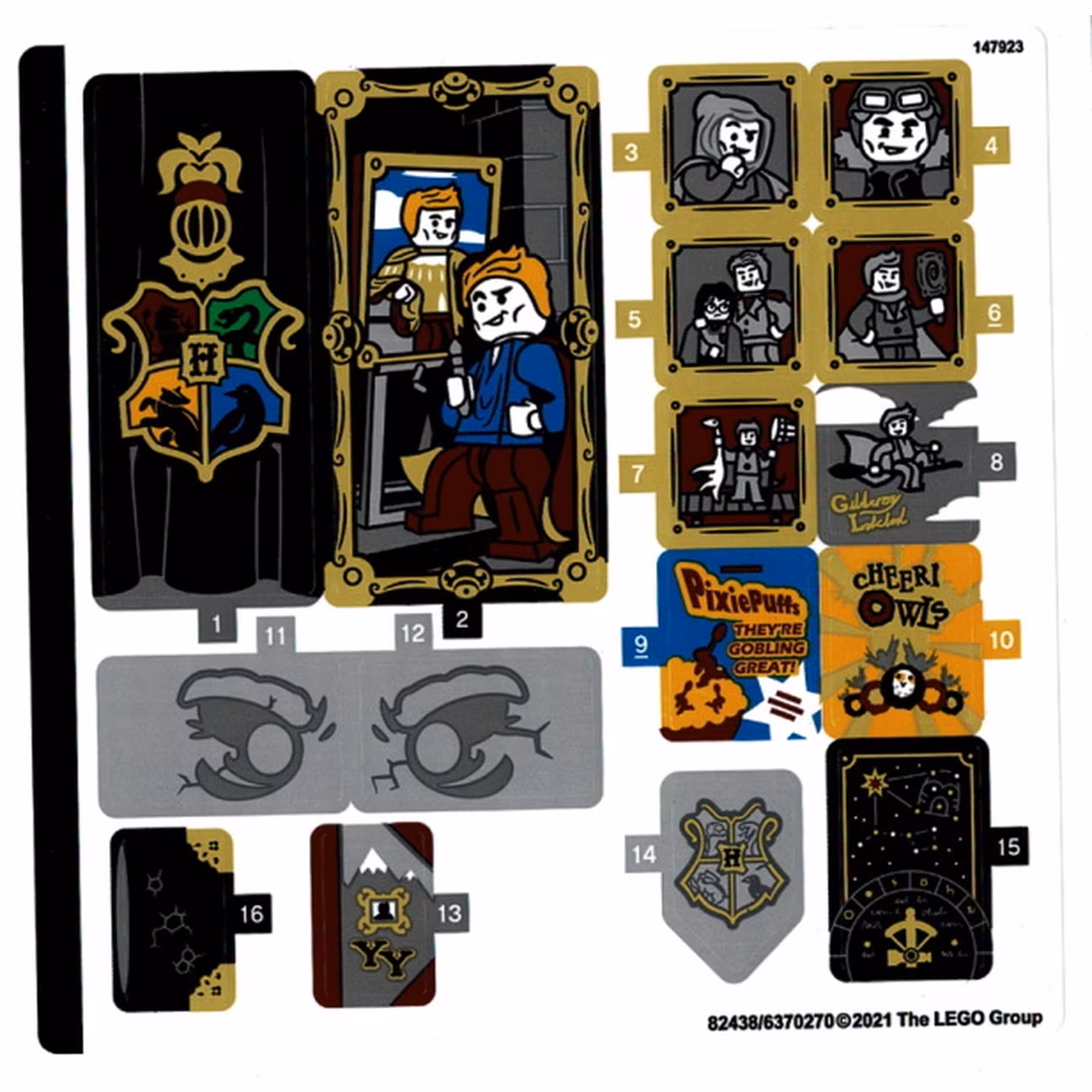 Sticker Sheet for Set 76389 - (82438/6370270) Sticker Sheet for Set 76389 - (82438/6370270)