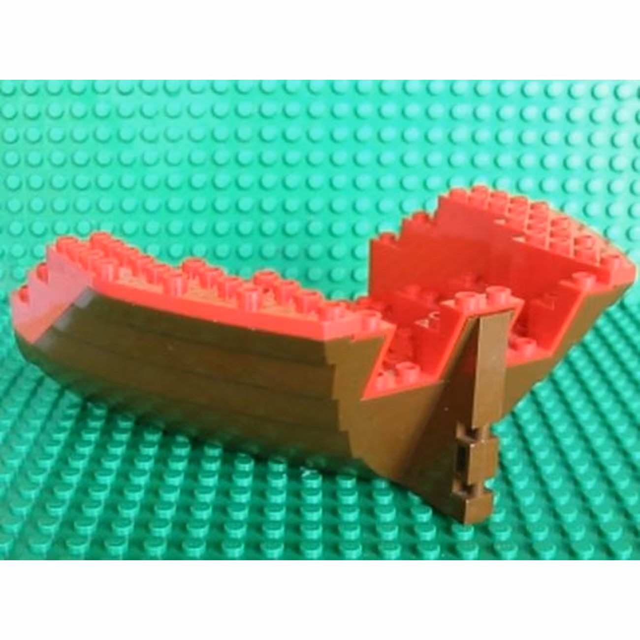 Boat, Hull Large Stern 14 x 16 x 5 1/3 with Red Top (2558 / 2559) Boat, Hull Large Stern 14 x 16 x 5 1/3 with Red Top (2558 / 2559)
