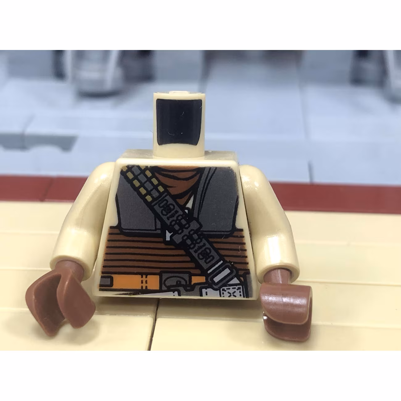 Torso Armor Plates, Reddish Brown Waist Sash and Ammunition Belt Pattern (SW Boushh) / Tan Arms / Reddish Brown Hands Torso Armor Plates, Reddish Brown Waist Sash and Ammunition Belt Pattern (SW Boushh) / Tan Arms / Reddish Brown Hands