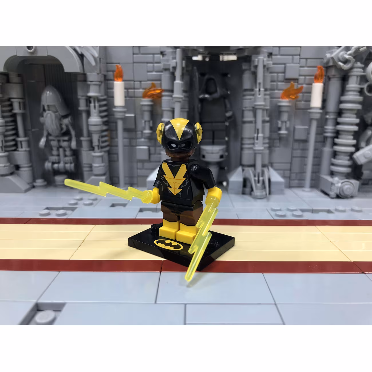 Black Vulcan, The LEGO Batman Movie, Series 2 (Complete Set with Stand and Accessories) Black Vulcan, The LEGO Batman Movie, Series 2 (Complete Set with Stand and Accessories)