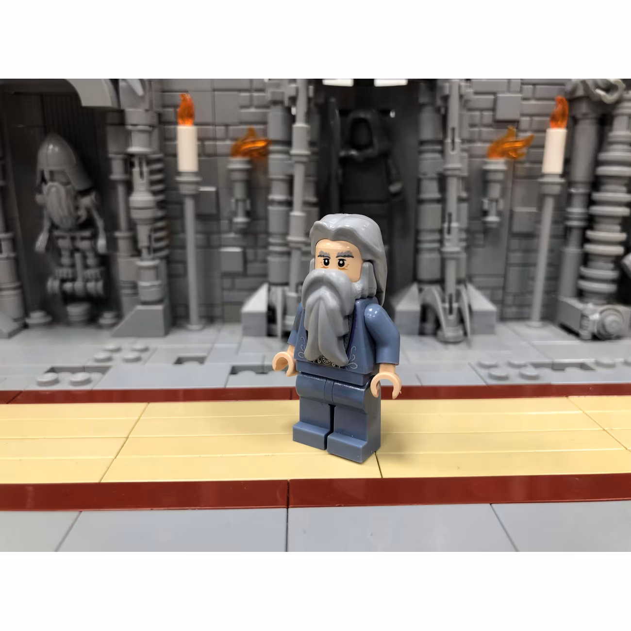 Albus Dumbledore - Sand Blue Outfit with Silver Embroidery Albus Dumbledore - Sand Blue Outfit with Silver Embroidery