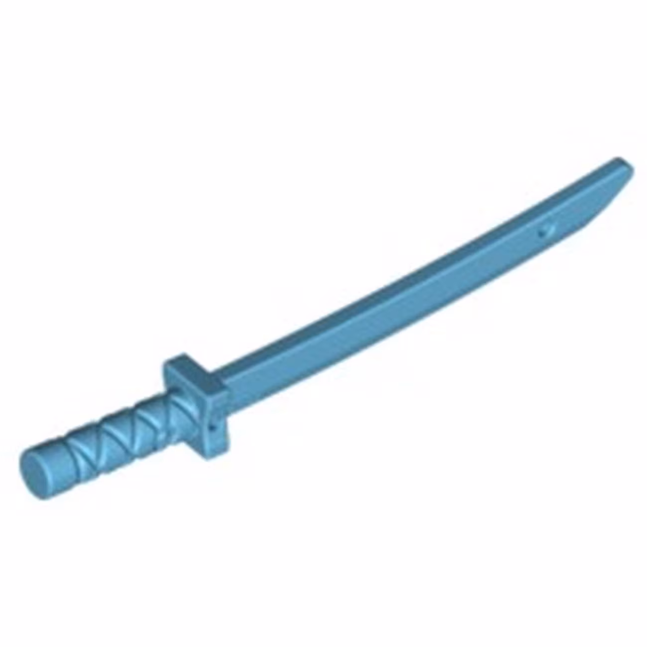 Minifigure, Weapon Sword, Shamshir/Katana (Square Guard) with Capped Pommel and Holes in Crossguard and Blade Minifigure, Weapon Sword, Shamshir/Katana (Square Guard) with Capped Pommel and Holes in Crossguard and Blade