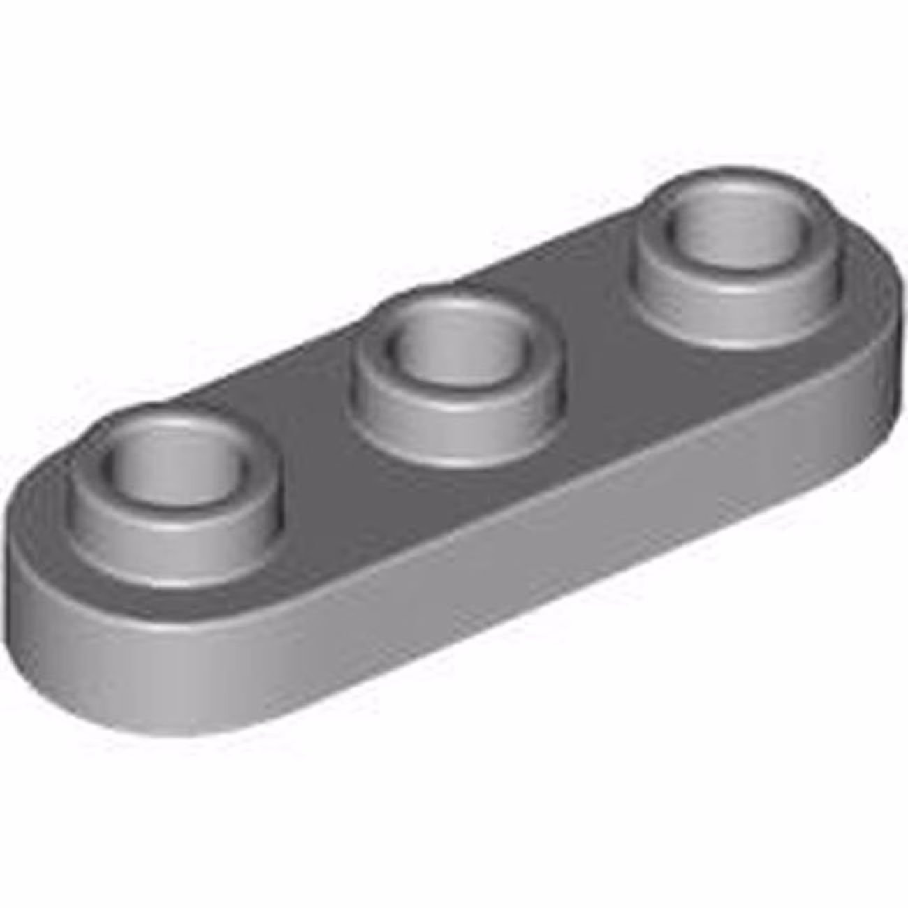 Plate, Round 1 x 3 with Open Studs Plate, Round 1 x 3 with Open Studs