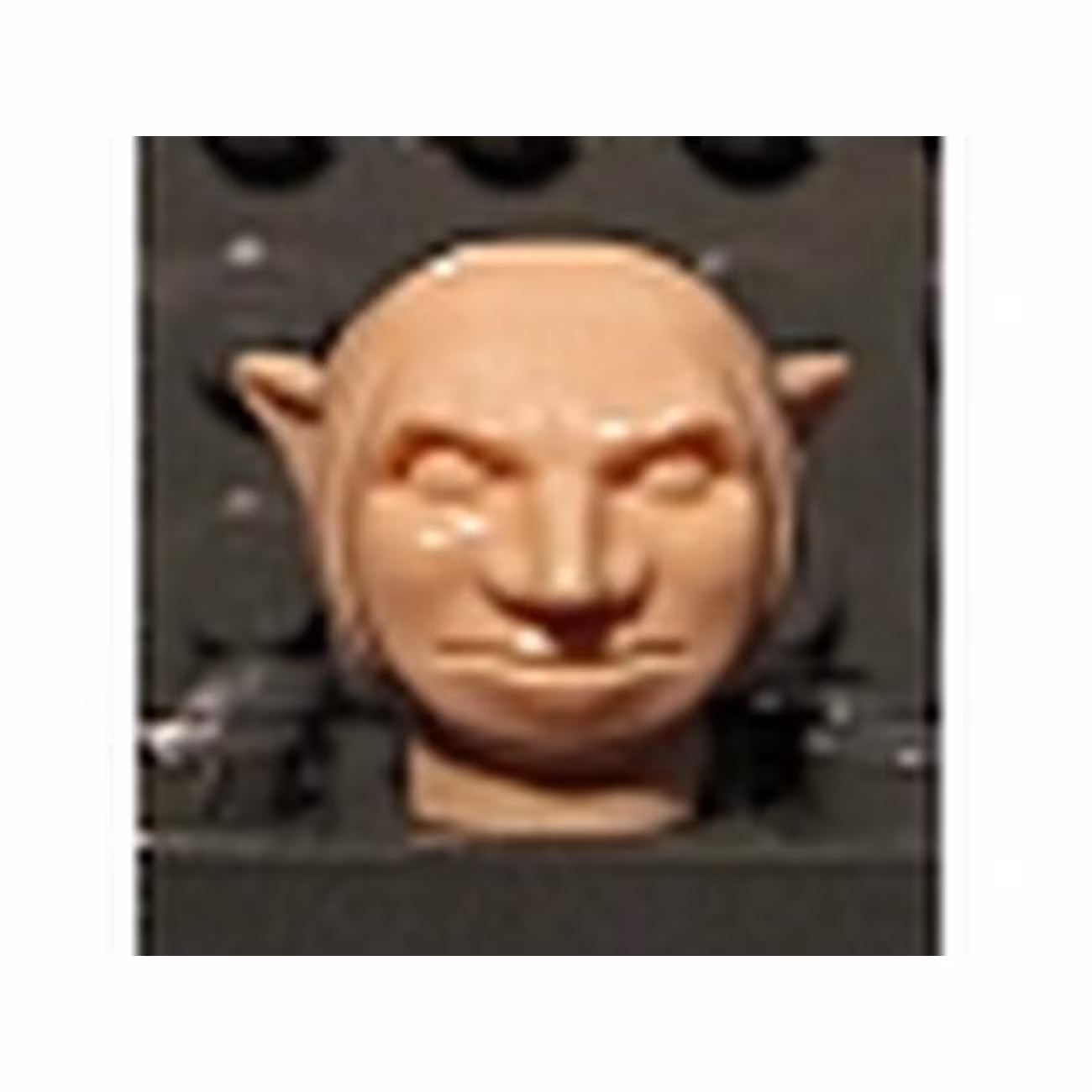 Minifigure, Head, Modified Goblin Plain Minifigure, Head, Modified Goblin Plain