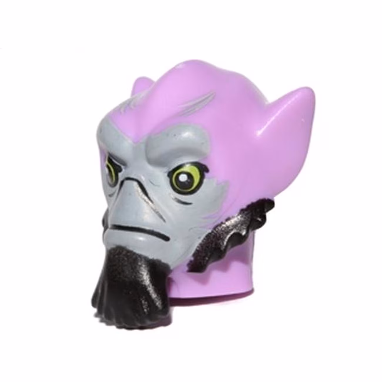 Minifigure, Head, Modified SW Lasat with Light Bluish Gray Face, Black Beard and Sideburns Pattern (Garazeb 'Zeb' Orrelios) Minifigure, Head, Modified SW Lasat with Light Bluish Gray Face, Black Beard and Sideburns Pattern (Garazeb 'Zeb' Orrelios)