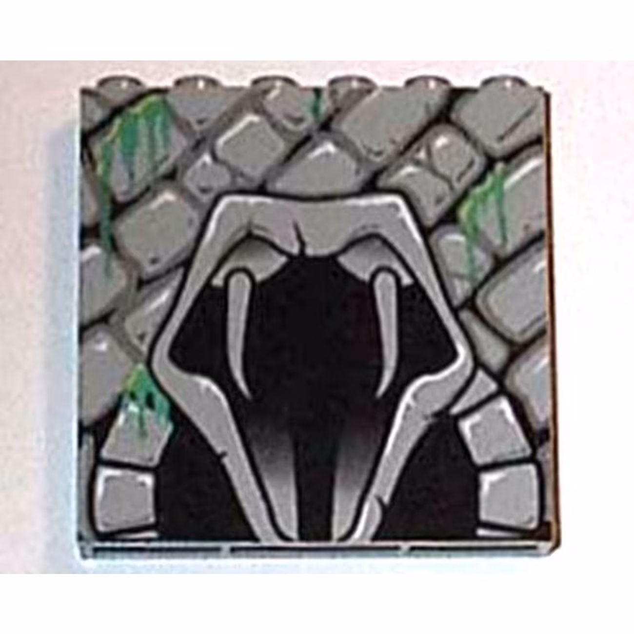 Brick 1 x 6 x 5 with Stone and Open Mouth Snake Pattern (4730) Brick 1 x 6 x 5 with Stone and Open Mouth Snake Pattern (4730)