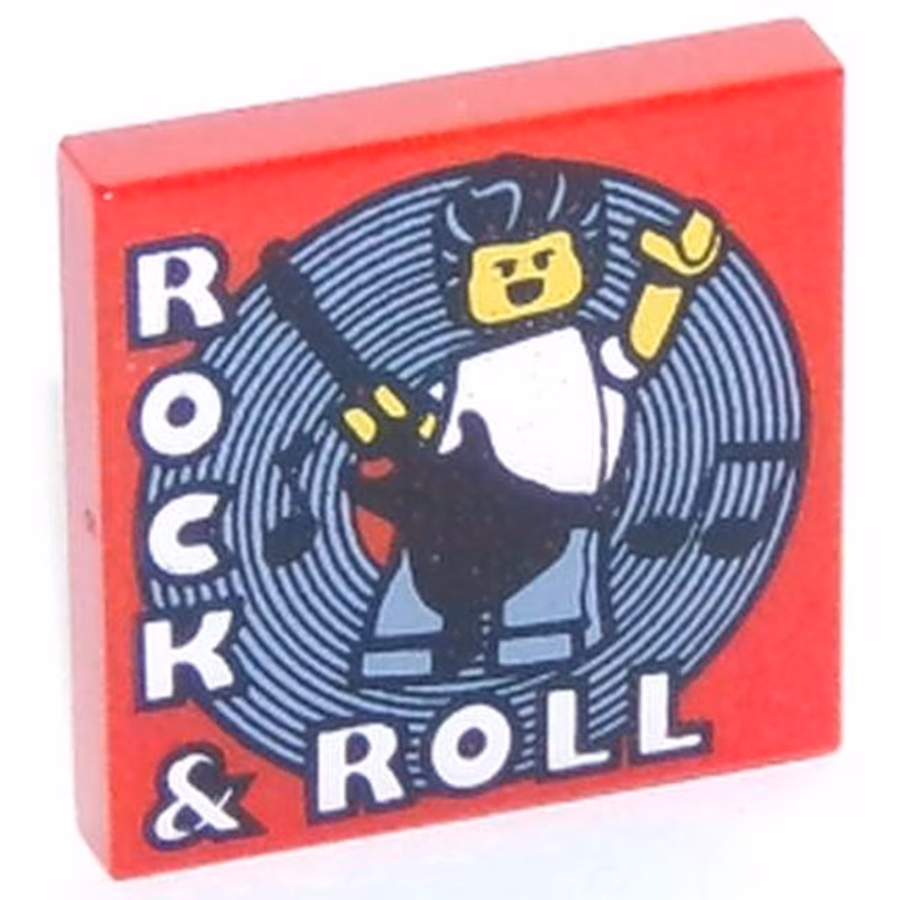 Tile 2 x 2 with 'Rock & Roll' Pattern Tile 2 x 2 with 'Rock & Roll' Pattern