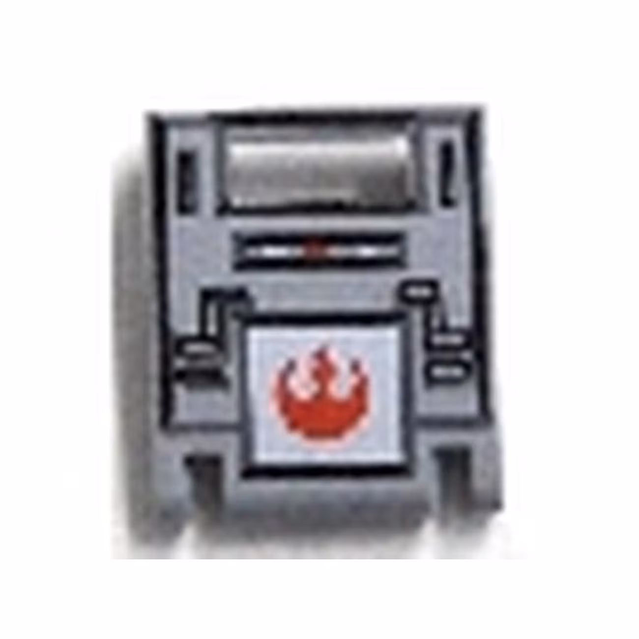 Container, Box 2 x 2 x 2 Door with Slot with Red SW Rebel Alliance Symbol Pattern Container, Box 2 x 2 x 2 Door with Slot with Red SW Rebel Alliance Symbol Pattern