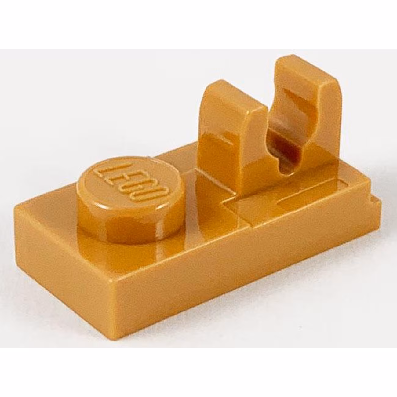 Plate, Modified 1 x 2 with Clip with Center Cut on Top Plate, Modified 1 x 2 with Clip with Center Cut on Top