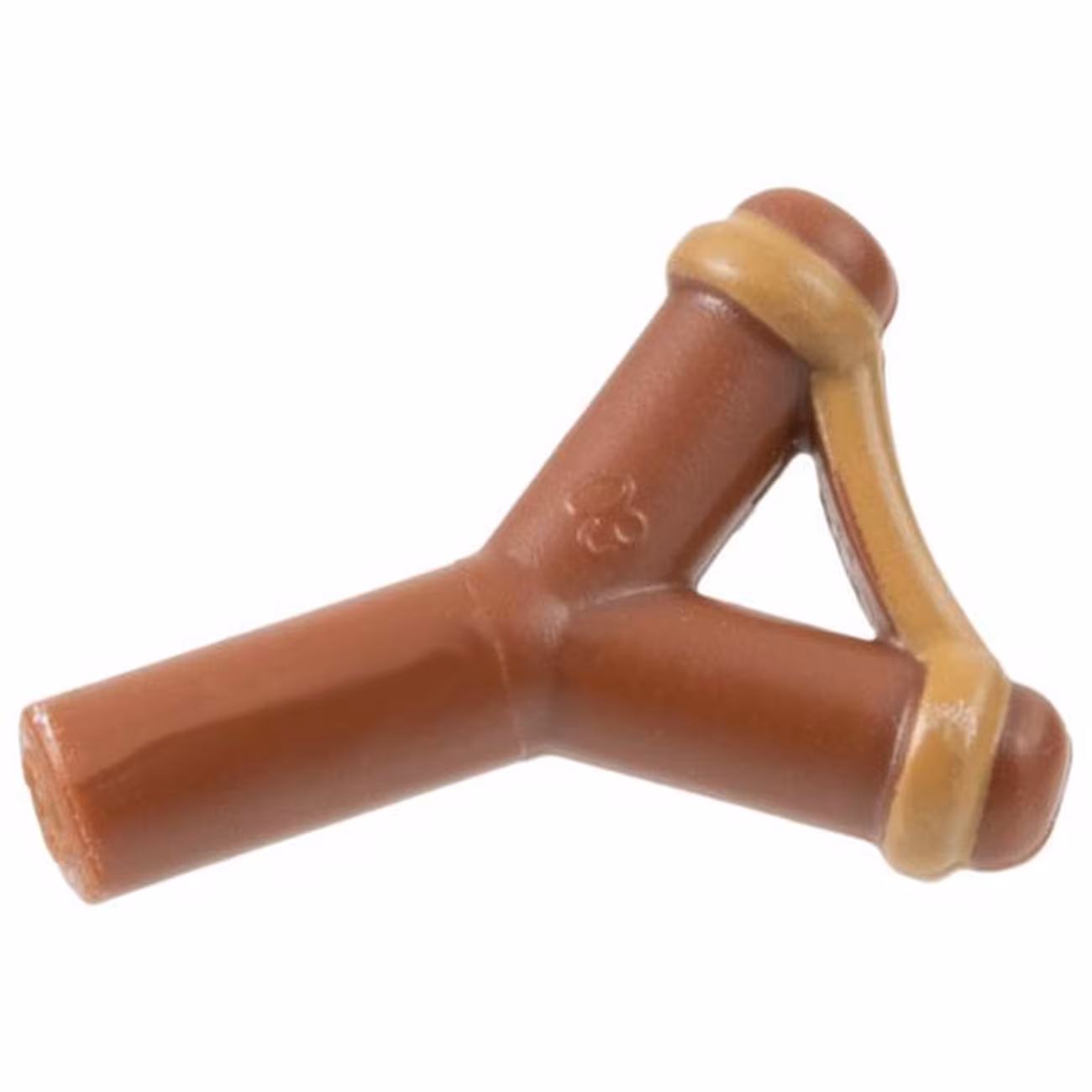 Minifigure, Weapon Slingshot with Medium Nougat Band Pattern Minifigure, Weapon Slingshot with Medium Nougat Band Pattern