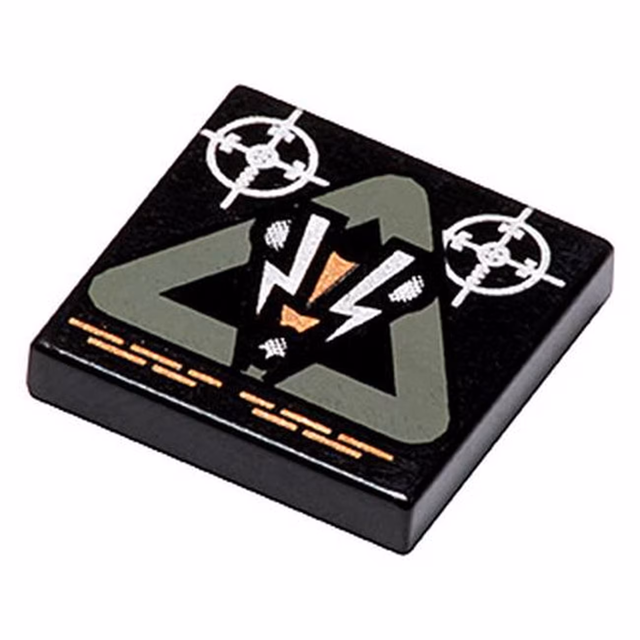 Tile 2 x 2 with Insectoid Logo in Triangle Pattern Tile 2 x 2 with Insectoid Logo in Triangle Pattern