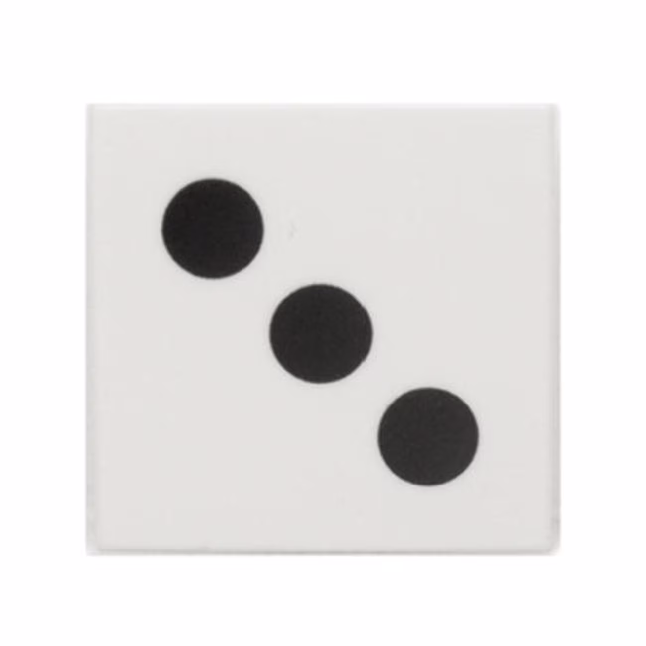 Tile 2 x 2 with 3 Black Dots Pattern Tile 2 x 2 with 3 Black Dots Pattern