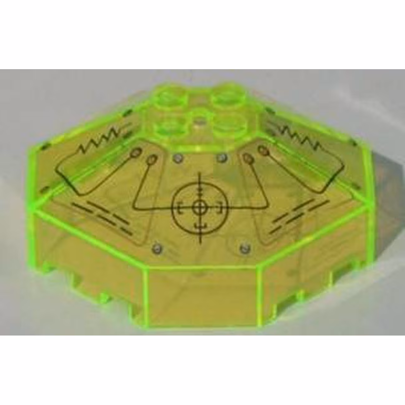 Windscreen 6 x 6 x 2 Octagonal Canopy with Axle Hole with Insectoids Pattern Windscreen 6 x 6 x 2 Octagonal Canopy with Axle Hole with Insectoids Pattern