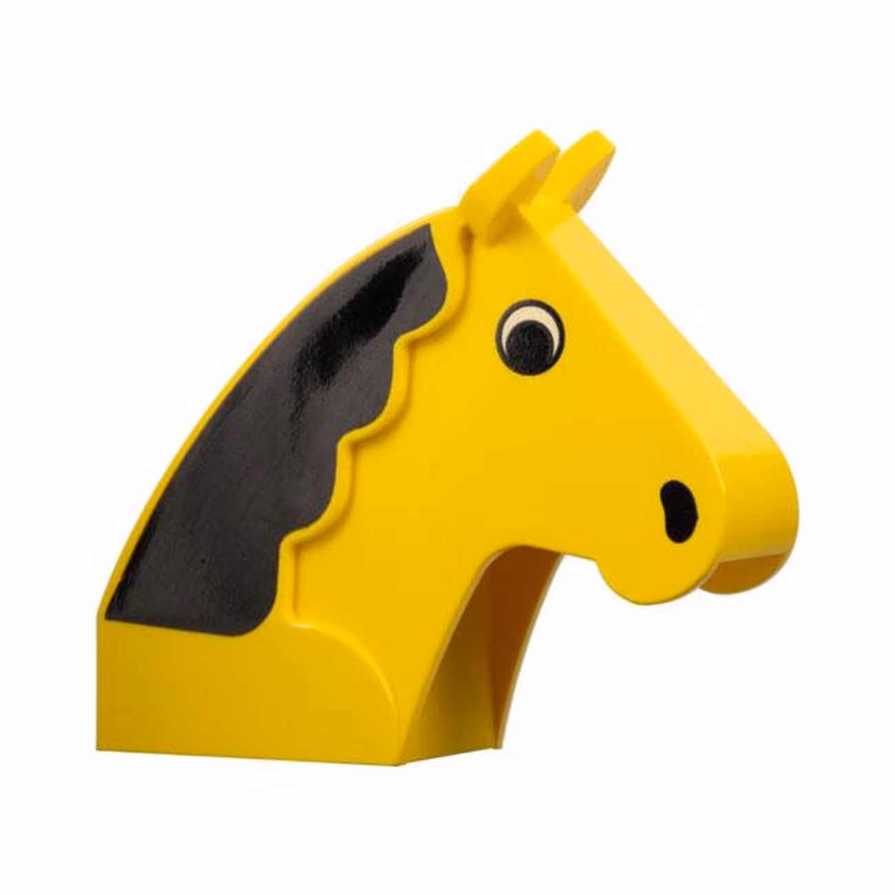Horse Head Brick with Black Eyes, Mane, and Nostrils Pattern Horse Head Brick with Black Eyes, Mane, and Nostrils Pattern