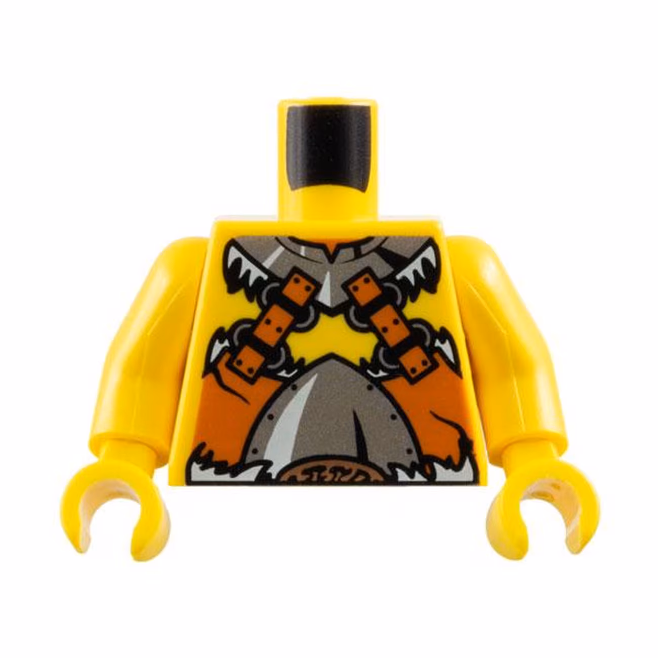 Torso Viking Barbarian Armor Pattern / Yellow Arms / Yellow Hands Torso Viking Barbarian Armor Pattern / Yellow Arms / Yellow Hands