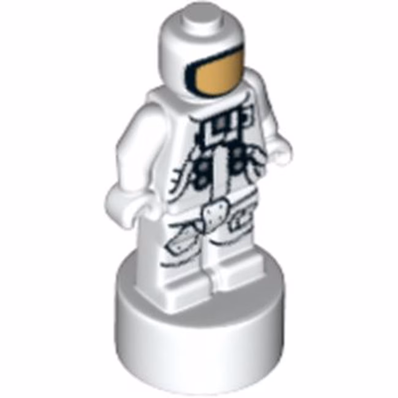 Minifigure, Utensil Statuette / Trophy with NASA Astronaut Pattern Minifigure, Utensil Statuette / Trophy with NASA Astronaut Pattern