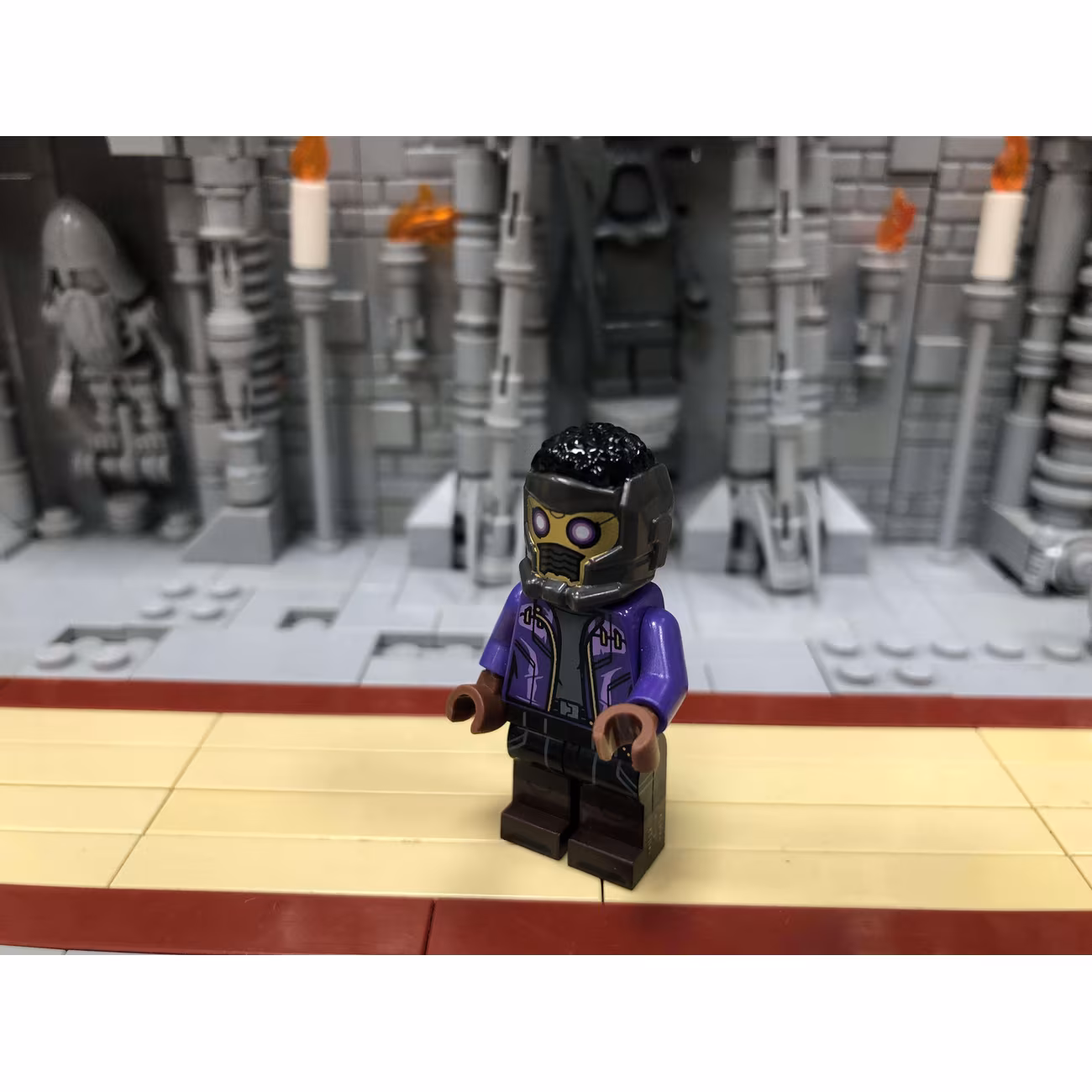 T'Challa Star-Lord, Marvel Studios, Series 1 (Minifigure Only without Stand and Accessories) T'Challa Star-Lord, Marvel Studios, Series 1 (Minifigure Only without Stand and Accessories)