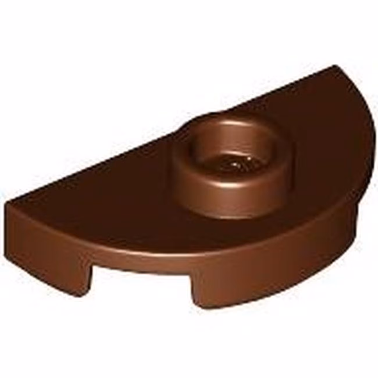 Plate, Round 1 x 2 Half with 1 Stud (Jumper) Plate, Round 1 x 2 Half with 1 Stud (Jumper)