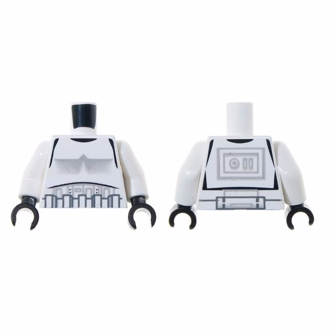 Torso SW Armor Stormtrooper Pattern / White Arms / Black Hands Torso SW Armor Stormtrooper Pattern / White Arms / Black Hands