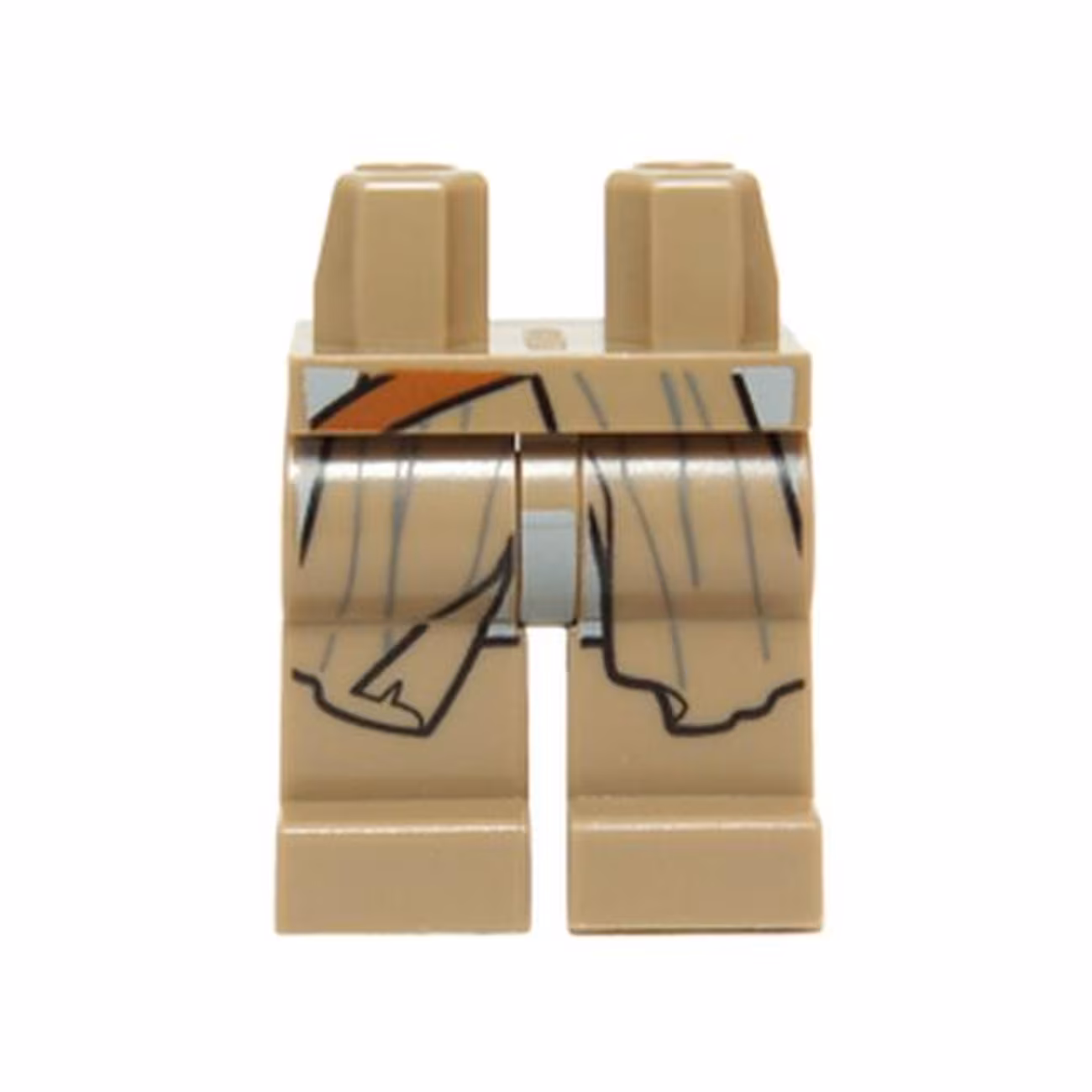 Hips and Legs with SW Flowing Robe and Dark Orange Strap Pattern Hips and Legs with SW Flowing Robe and Dark Orange Strap Pattern