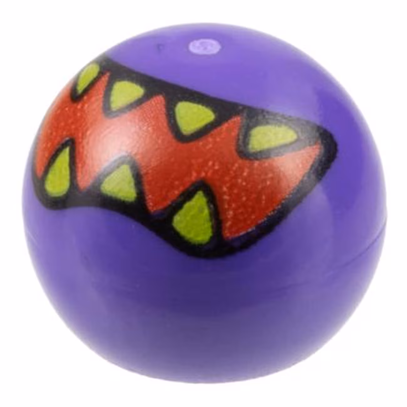 Technic Ball Joint with Red Mouth and Lime Sharp Teeth Pattern Technic Ball Joint with Red Mouth and Lime Sharp Teeth Pattern