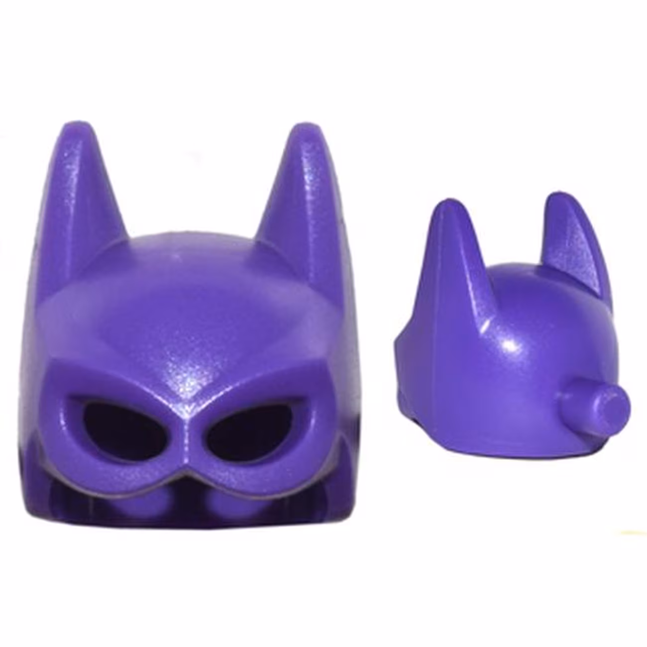 Minifigure, Headgear Mask Batgirl with Attachment for Ponytail Minifigure, Headgear Mask Batgirl with Attachment for Ponytail