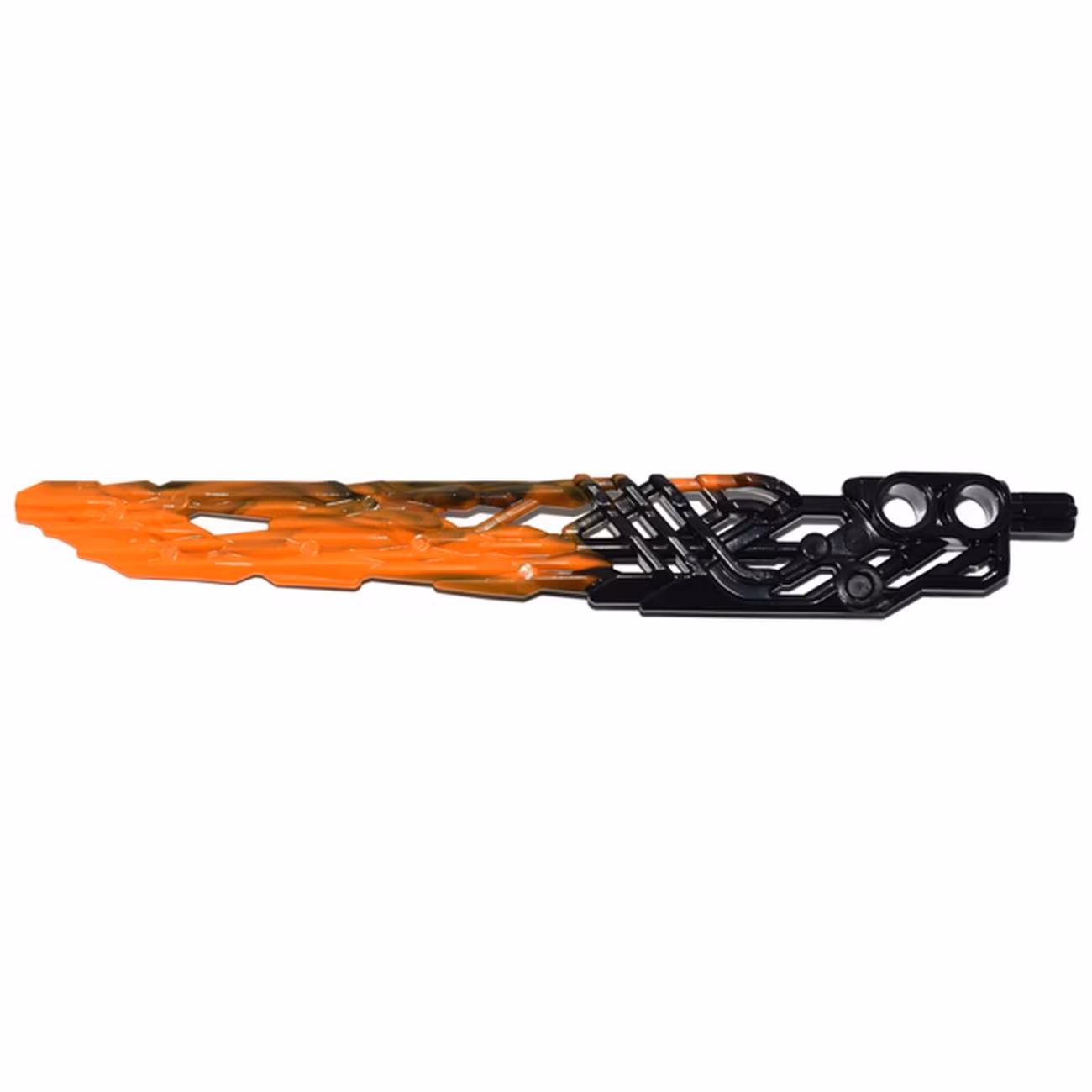 Bionicle Weapon Protector Sword with Marbled Orange Blade Pattern Bionicle Weapon Protector Sword with Marbled Orange Blade Pattern