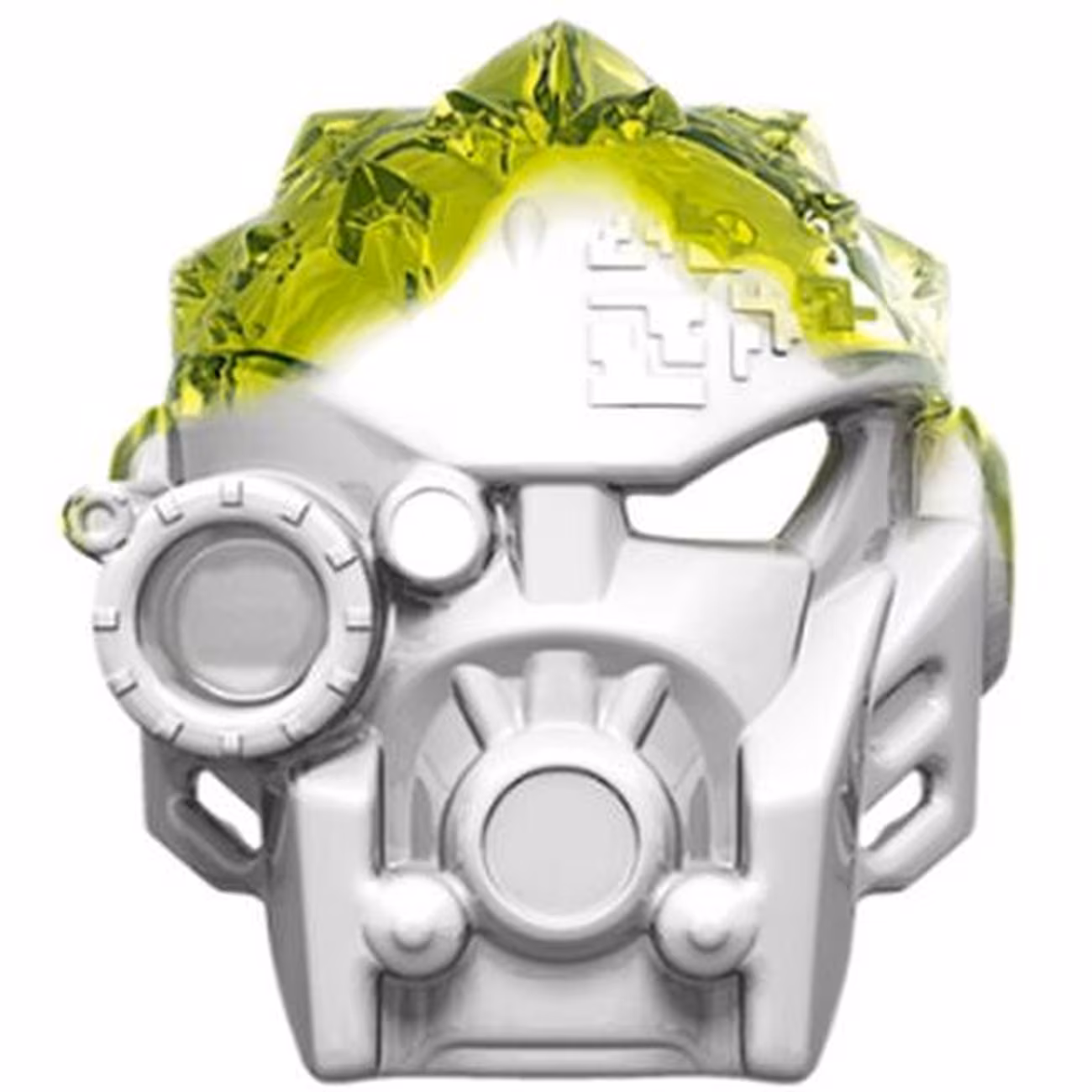 Bionicle Mask of Ice (Unity) with Marbled Trans-Neon Green Pattern Bionicle Mask of Ice (Unity) with Marbled Trans-Neon Green Pattern