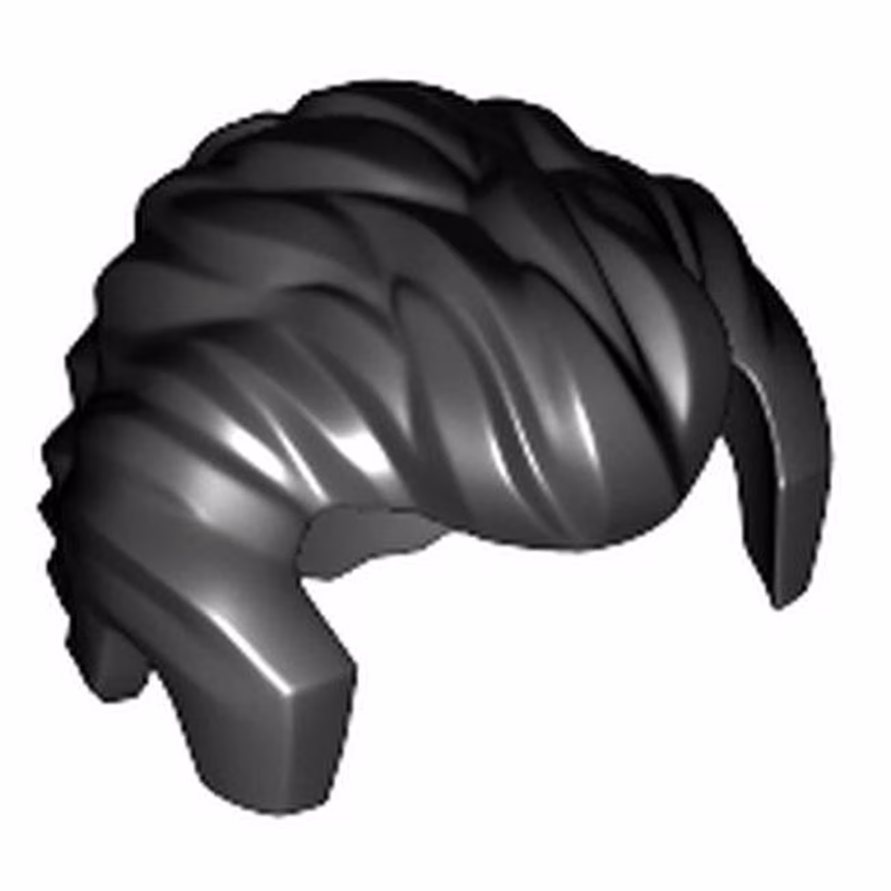 Minifigure, Hair Short Swept Back with Sideburns and Widow's Peak Minifigure, Hair Short Swept Back with Sideburns and Widow's Peak