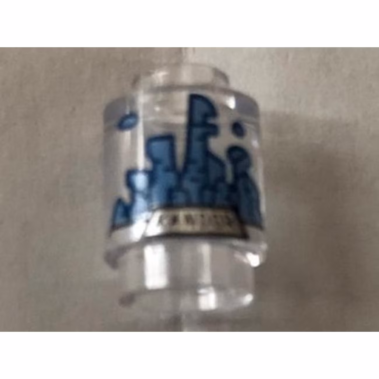 Brick, Round 1 x 1 with Medium Blue and Gold Kandor Skyline Pattern Brick, Round 1 x 1 with Medium Blue and Gold Kandor Skyline Pattern