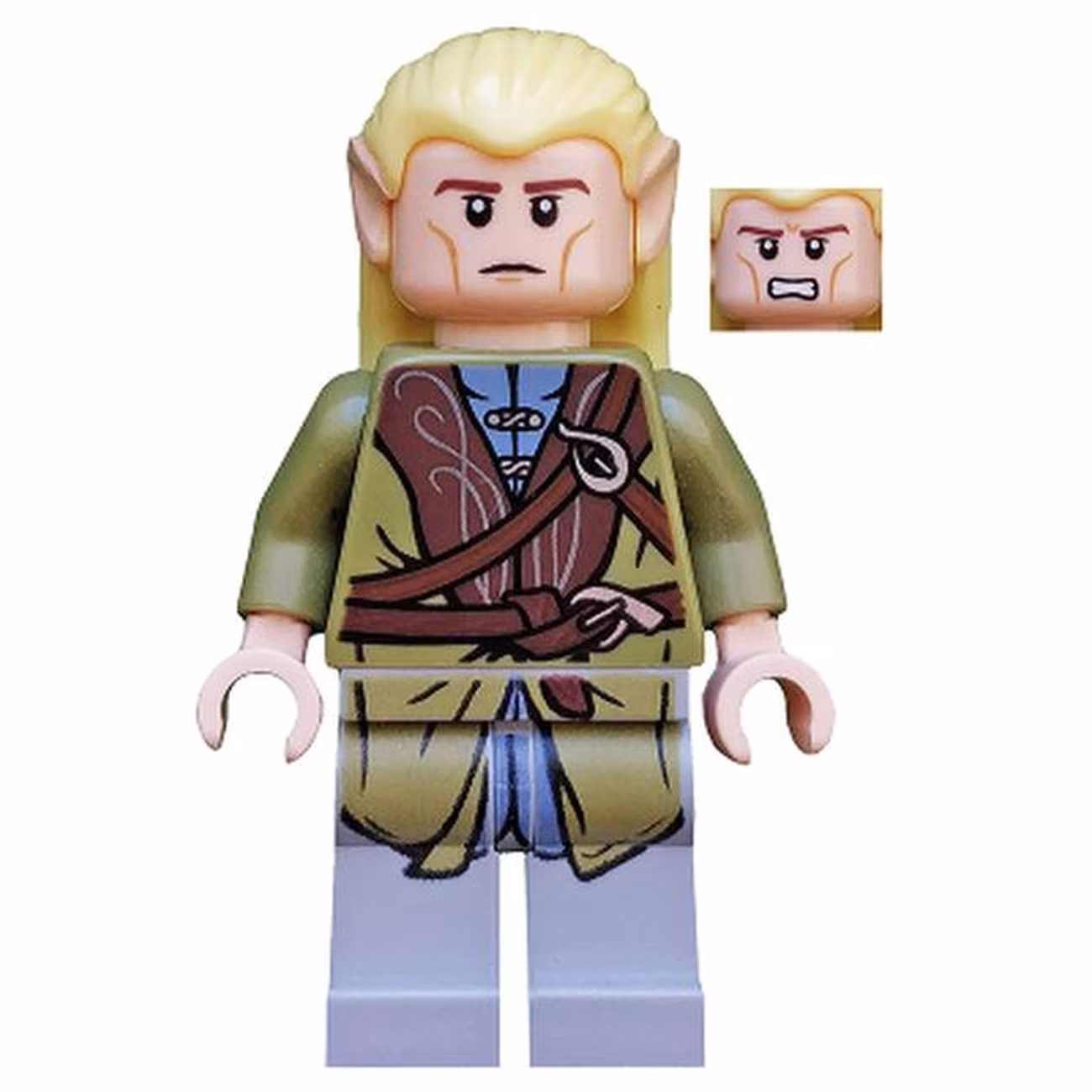 Legolas - Olive Green Robe, Long Cheek Lines Legolas - Olive Green Robe, Long Cheek Lines