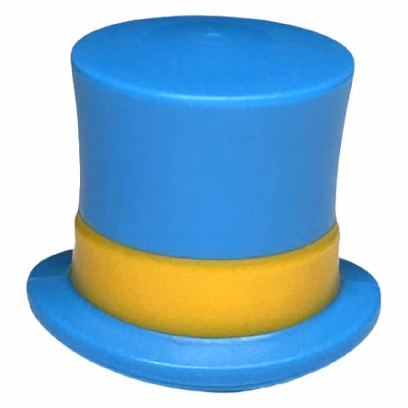 Minifigure, Headgear Hat, Top Hat Large with Molded Bright Light Orange Band Pattern Minifigure, Headgear Hat, Top Hat Large with Molded Bright Light Orange Band Pattern