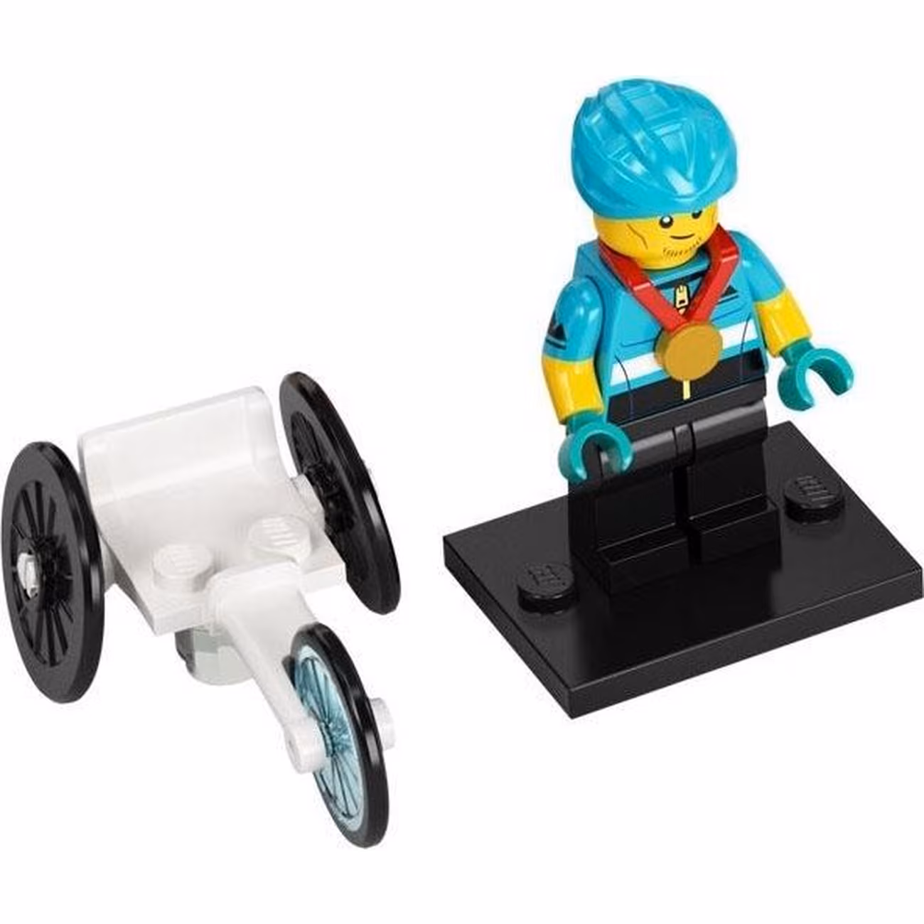 Wheelchair Racer, Series 22 (Complete Set with Stand and Accessories) Wheelchair Racer, Series 22 (Complete Set with Stand and Accessories)