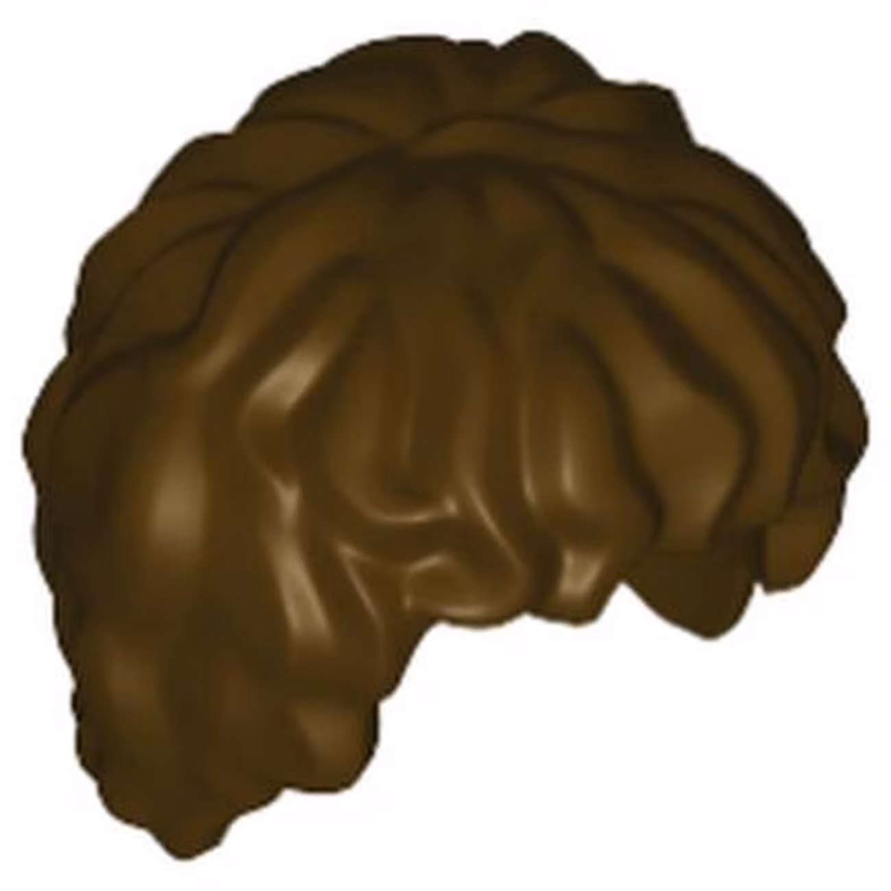 Minifigure, Hair Tousled Minifigure, Hair Tousled