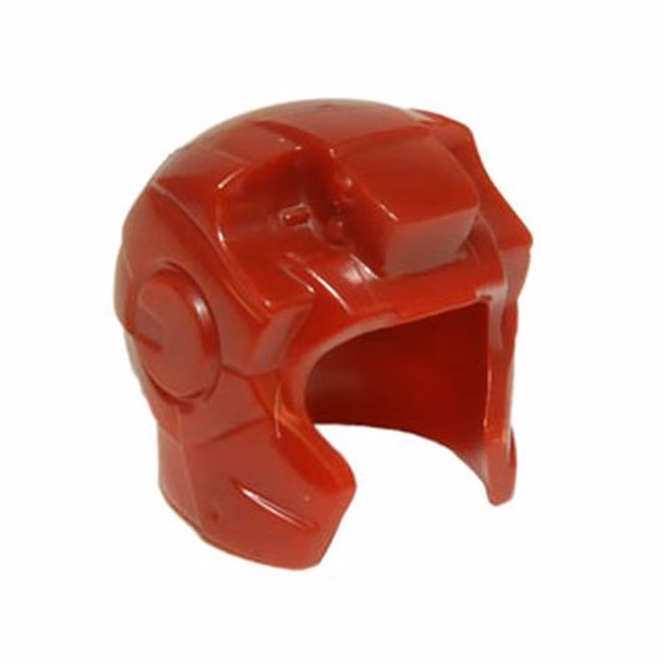 Minifigure, Headgear Helmet Space with Open Face and Top Hinge, with Angular Cheeks (Iron Man) Minifigure, Headgear Helmet Space with Open Face and Top Hinge, with Angular Cheeks (Iron Man)