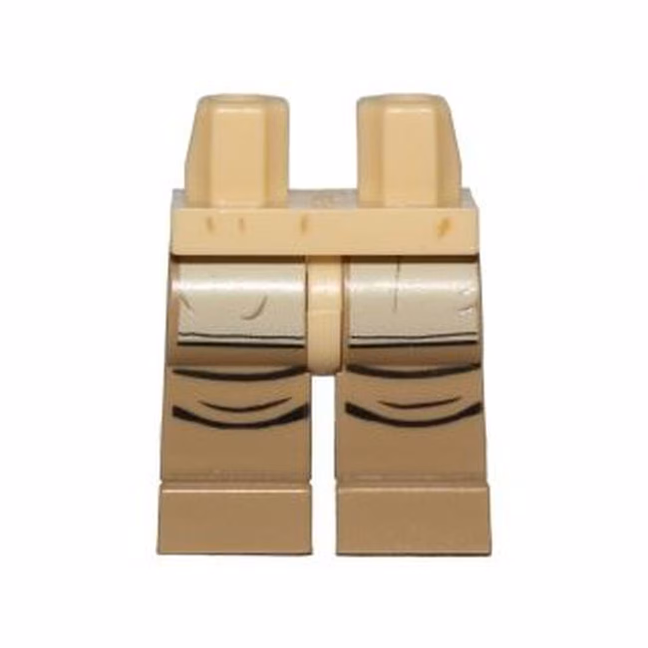 Hips and Dark Tan Legs with Tan Leggings, Black Creases on Knees Pattern Hips and Dark Tan Legs with Tan Leggings, Black Creases on Knees Pattern