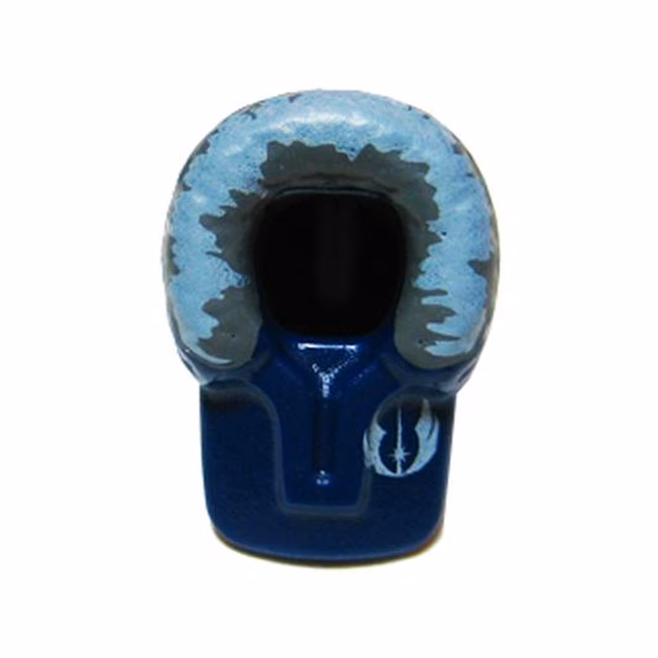 Minifigure, Headgear Hood Fur-lined with Blue and Gray Fur and Jedi Order Insignia Pattern Minifigure, Headgear Hood Fur-lined with Blue and Gray Fur and Jedi Order Insignia Pattern