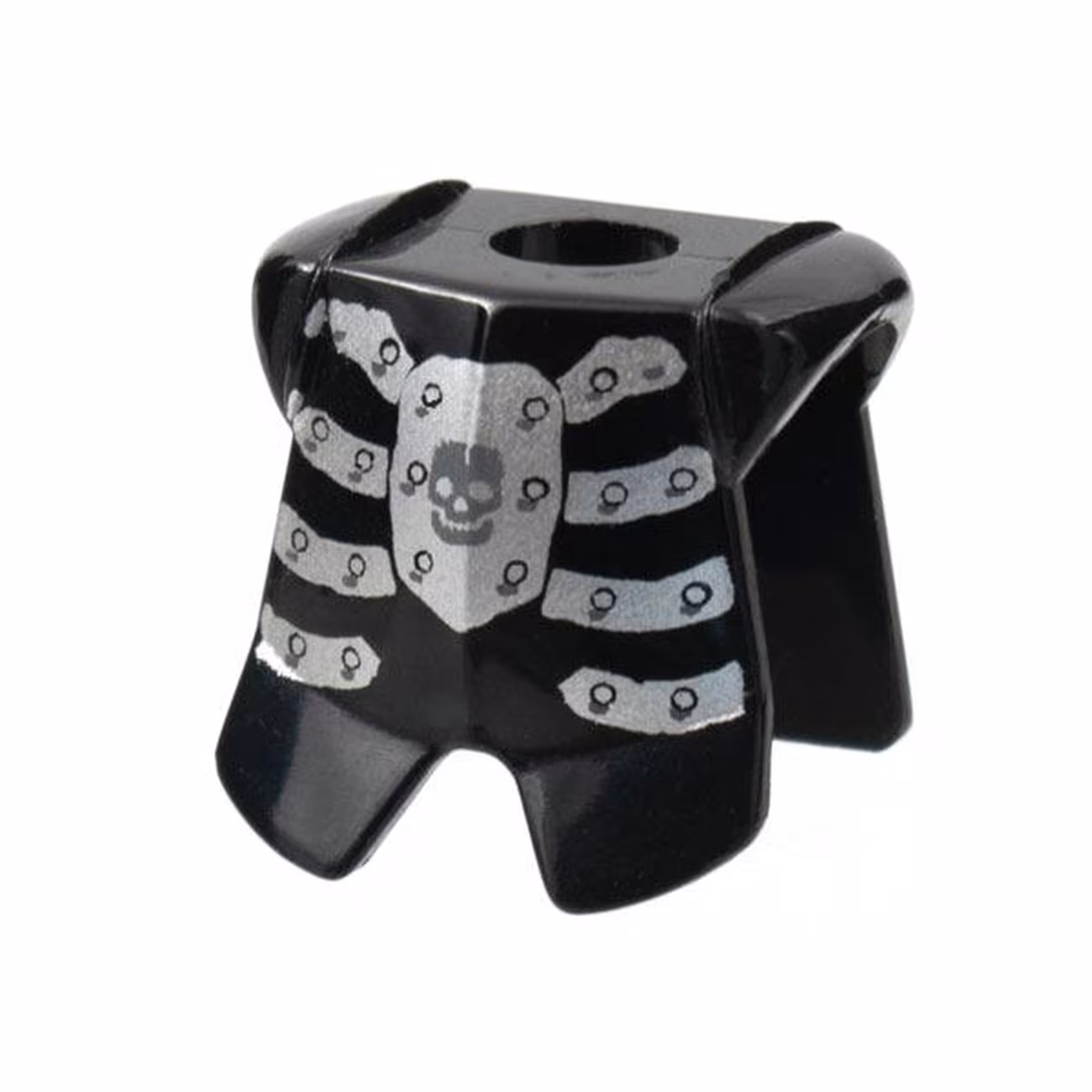 Minifigure Armor Breastplate with Leg Protection, Fantasy Era Skeleton Pattern Minifigure Armor Breastplate with Leg Protection, Fantasy Era Skeleton Pattern