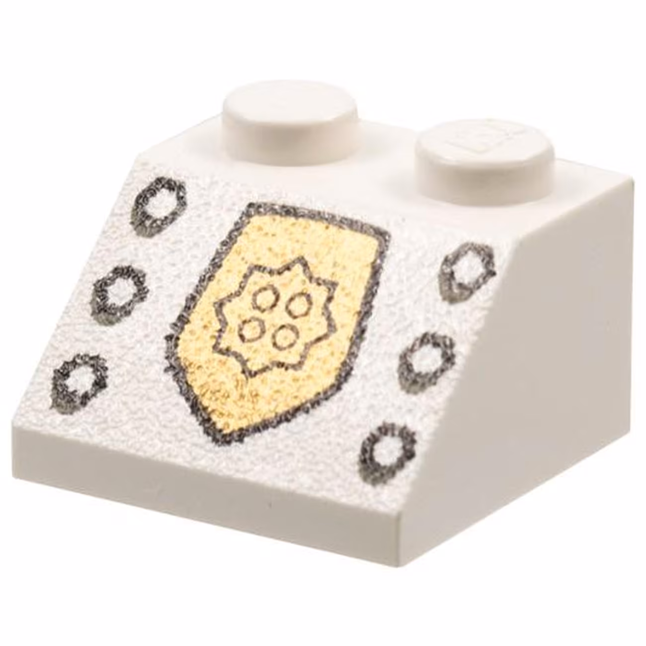 Slope 45 2 x 2 with World City Gold Police Badge and Bolts Pattern Slope 45 2 x 2 with World City Gold Police Badge and Bolts Pattern