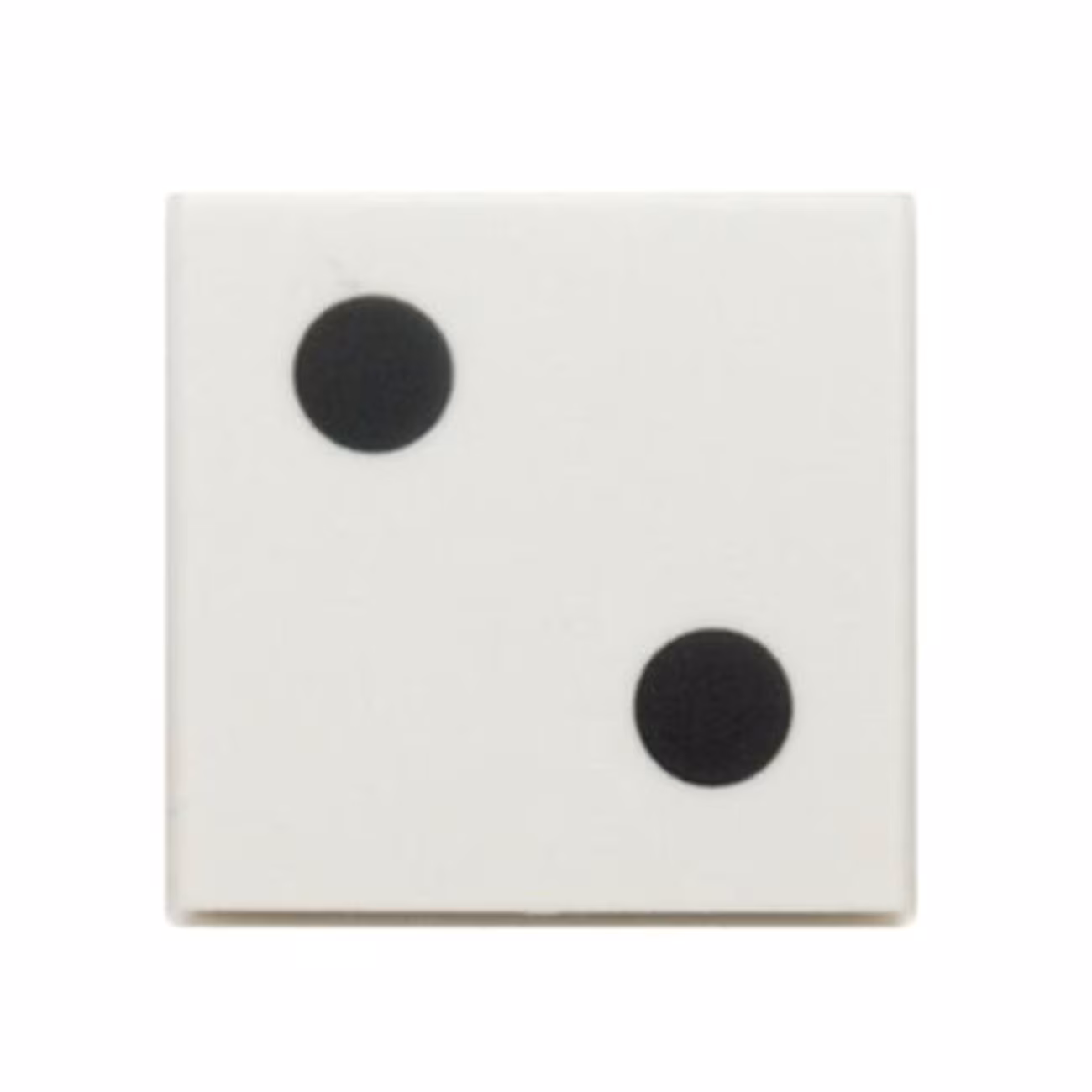Tile 2 x 2 with 2 Black Dots Pattern Tile 2 x 2 with 2 Black Dots Pattern