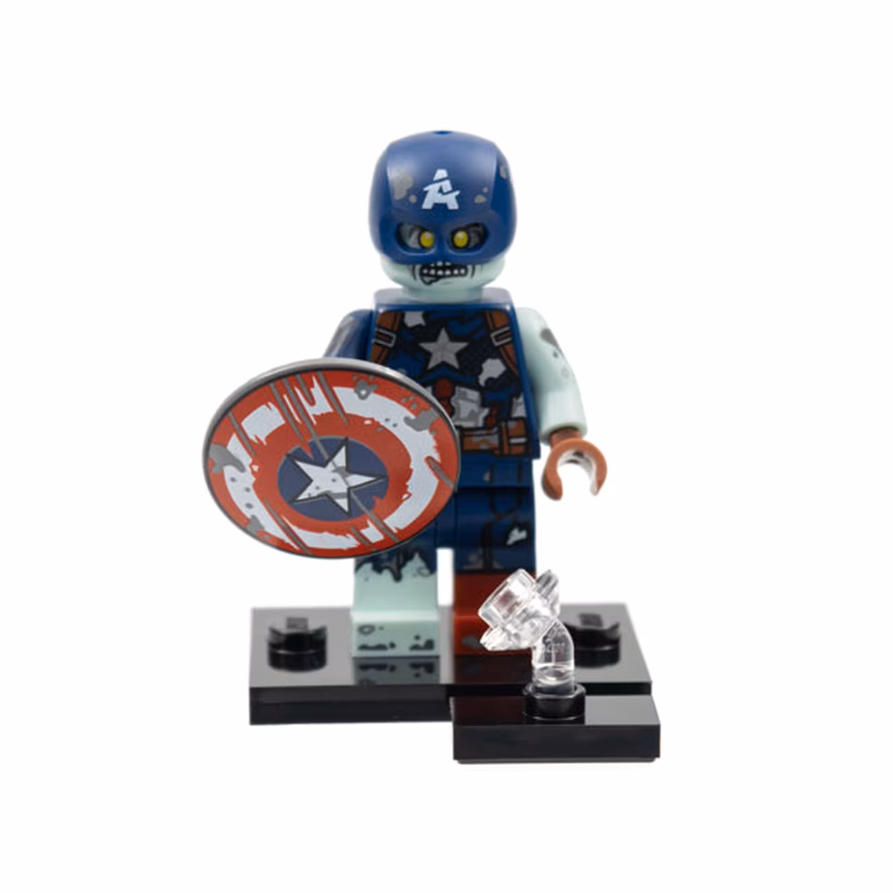 Zombie Captain America, Marvel Studios, Series 1 (Complete Set with Stand and Accessories) Zombie Captain America, Marvel Studios, Series 1 (Complete Set with Stand and Accessories)
