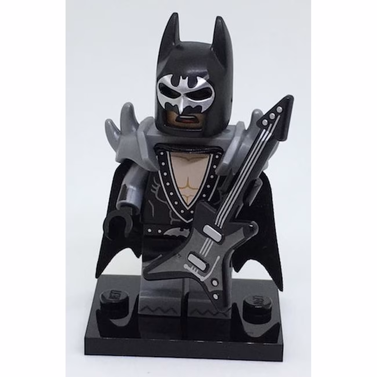 Glam Metal Batman, The LEGO Batman Movie, Series 1 (Complete Set with Stand and Accessories) Glam Metal Batman, The LEGO Batman Movie, Series 1 (Complete Set with Stand and Accessories)