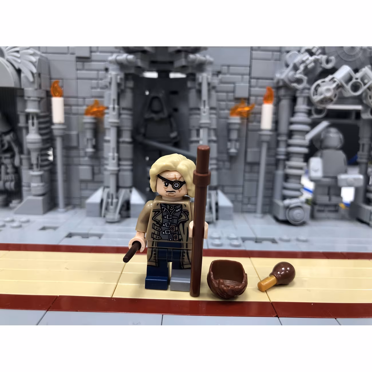 Mad-Eye Moody, Harry Potter, Series 1 (Complete Set with Stand and Accessories) Mad-Eye Moody, Harry Potter, Series 1 (Complete Set with Stand and Accessories)