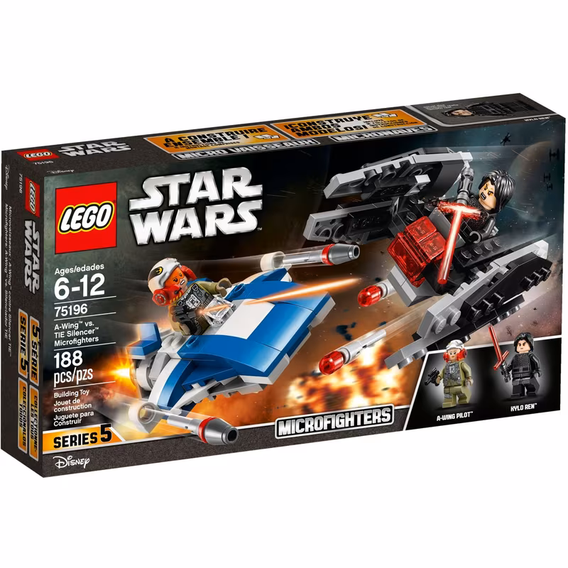 75196 Истребитель A-Wing против истребителя TIE Кайло Рена 75196 Истребитель A-Wing против истребителя TIE Кайло Рена