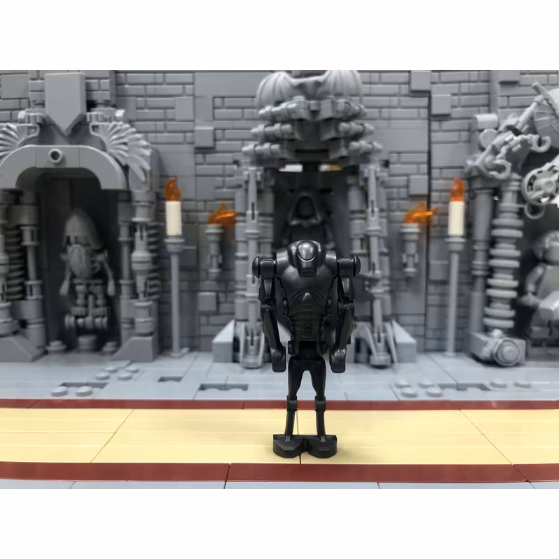 Super Battle Droid - Pearl Dark Gray, Wide Head
